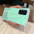Back Cover For OPPO A92 Phone Case Glitter Silicone Soft Full Starry Sky String Glitter Transparent Space Stars Moon OPPO A92 Case. 