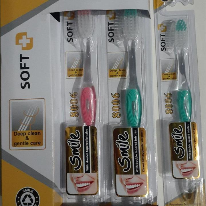 Matador Smile Soft Toothbrush Multicolour - 4 pcs.