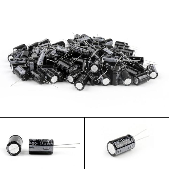 Condensador Electrolítico De Aluminio 400V33uf 13x20mm 400v 33uf 33uf400v 400v33mf 33mf400v 400v33MFD 400wv 400vdc 33mf 33MFD 47uf (Size : 400v1uf 6x11 20pcs