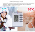 Pen Holder Clock LED Desk Clock Digital LCD Screen Alarm Clock Pen Holder Temperature Display for Home Office. 