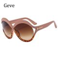Brand Fashion Sunglasses Women Oversized 2023 Vintage Elegant Popular Luxury High Quality Sun Glasses Female Shades Oculos De So. 