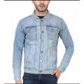 Light Blue Denim Jacket For Men. 