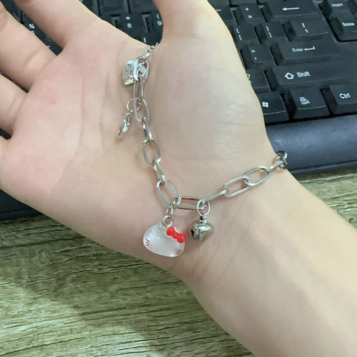 Cute%20Cartoon%20Sanrio%20Bell%20Bracelet%20for%20Women%20Cinnamoroll%20Kuromi%20My%20Melody%20Pochacco%20Adjustable%20Alloy%20Anime%20Gift%20for%20Girlfriend%20Student%20Birthday%20-%20Image%204