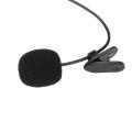 Lavalier Lapel Microphone Clip-on Omnidirectional Condenser Mic iphone/android. 