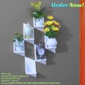 Flower Vase Self Adhesive Wall Decor (6 Pcs Stand ) Waterproof Premium Quality. 