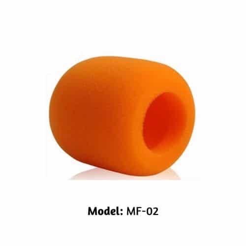 Handheld Microphone Foam Windscreen - 1Ps Orange