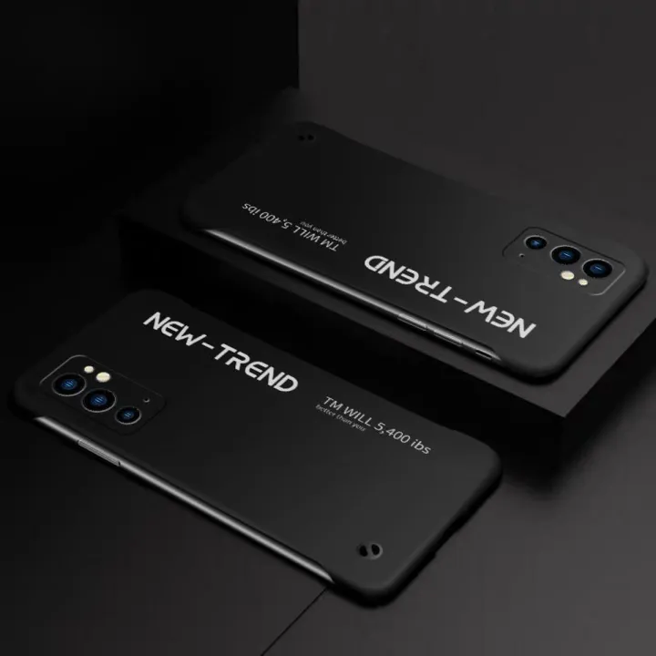 Case For OnePlus 9RT 5G back cover Borderless Hard Shell Phone Case Trendy Fashion All Inclusive Pc Hard Case Back Cover Simple Frosted Phone Case