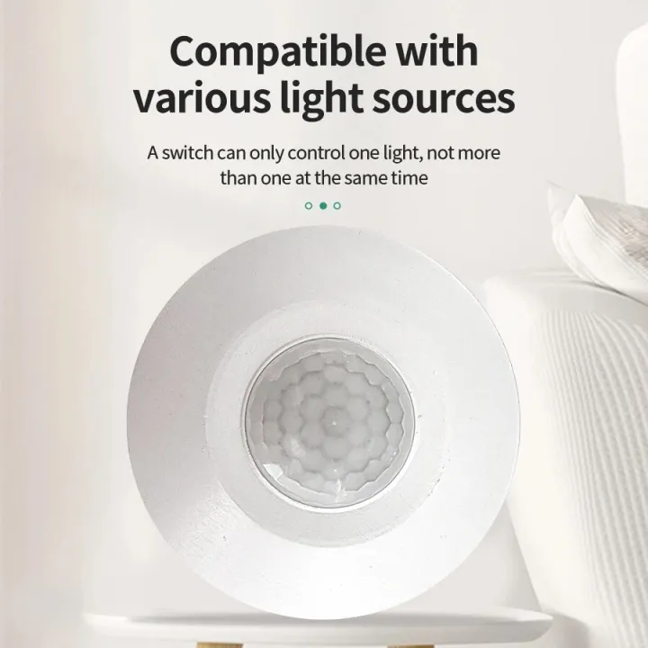 AC/DC24-265V%20PIR%20Super%20Slim%20Motion%20Sensor%20Light%20Switch%20Human%20Body%20Infrared%20Detector%20Ceiling%20Mounted%20360%20Degree%20Detecting%20Range%20-%20Image%202