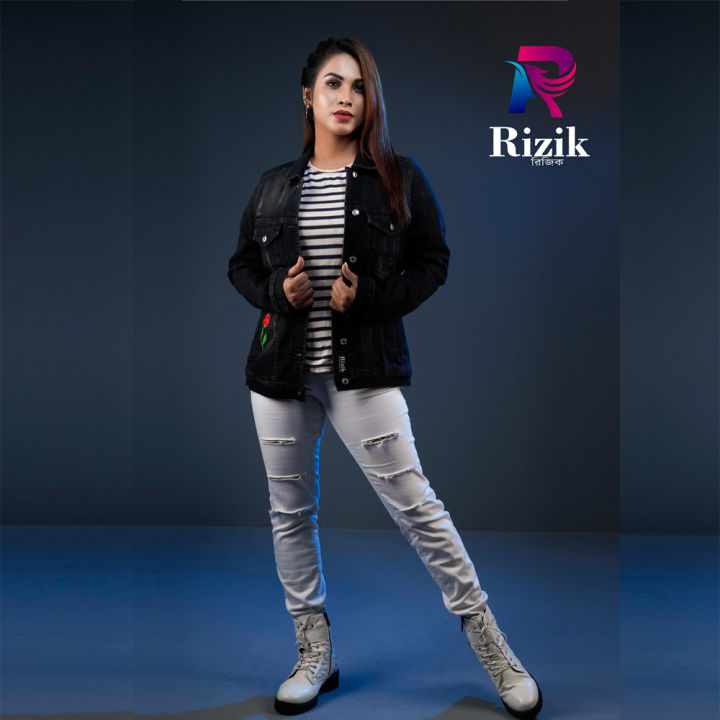 Denim%20Jacket%20Black%20Women%20Fashion%20-%20Image%204