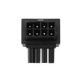 ATX 8Pin Female 90 Degree Angled to 8 Pin Male Power Adapter GPU Power Steering Connector ATX 8Pin Power Adapter for Graphics Video Card GPU.