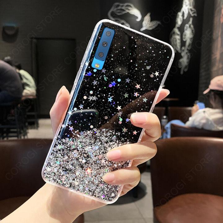 For%20Samsung%20Galaxy%20A7%202018%20Cover%20Fashion%20Shiny%20Glitter%20Starry%20Space%20Girls%20Slim%20Phone%20Case%20Clear%20Soft%20TPU%20Silicone%20Bumper%20Shockproof%20Protective%20Back%20Cover%20-%20Image%202
