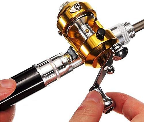 Telebrands%20As%20Seen%20on%20Tv%20MINI%20POCKET%20PEN%20FISHING%20ROD%20POLE%20WITH%20GOLDEN%20BAITCASTING%20REEL%20SET%20-%20Image%202