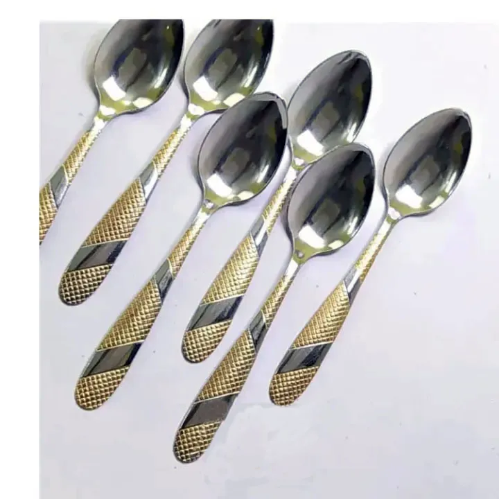 6%20Piece%20Steel%20Spoon%20Set:%20Multi-Design%206-Inch%20Long%20Spoons%20For%20Your%20Kitchen,%20Elevating%20Your%20Kitchen%20Essentials%20With%20A%20Set%20Of%206%20Multi-Design%20Steel%20Spoons%20-%20Image%203