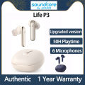 Original Anker Soundcore Life P3 Wireless Bluetooth Earphone TWS Upgraded Version 50H Playtime ANC Thumping Bass Earbuds 6 Mics. 