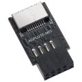 Internal USB Port Cards-1 * USB 2.0 Front Panel Header-black. 