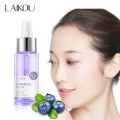 LAIKOU Blueberry Anti Wrinkles Facial Serum Brighten Skin Tone Hydrating Repair Damaged Skin Whitening Remove Spots Skin Care-17ml. 