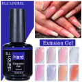 ELL LOUREL Hard Gel Nail Polish 15ML UV Biab Builder Extension Gellak In A Bottle Self Leveling Manicure Glitter Poly Nail Art. 