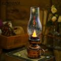 ECHIDNA Electronic Oil Lamp Creative 80s Retro LED Decorative Candle.