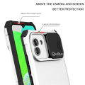 Quiberk for Samsung Galaxy A03 Phone Case Slide Camera Cover Kickstand Hard Shockproof Armor Back Casing. 