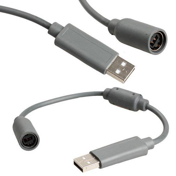 Converter%20Adapter%20Wired%20Controller%20PC%20USB%20Port%20Cable%20for%20Xbox%20360%20New%20(Grey)%20-%20Image%202