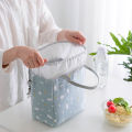 Korean style thickened bundle mouth insulation bag defense portable lunch box bag student couple bento bag lunch bag.