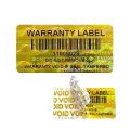 3x1.5cm Tamper Proof Stickers with bar Code Gold holographic Warranty Seal Hologram Security Labels with Unique Serial Number.