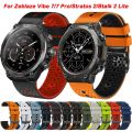 22mm Watch Strap For Zeblaze Vibe 7 Pro/7 Lite/Stratos 2 3/Btalk 3/2 Lite Silicone Smartwatch Belt Bracelet GTR Ares 3 Pro Band. 