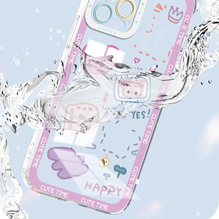 AMORVOR%20for%20Redmi%20Note%2011%20/%20Note%2011S%20Back%20Cover%20Simple%20Beautiful%20Flower%20%20Crystal%20Case%20Camera%20Protection%20Transparent%20TPU%20Soft%20Phone%20Cases%20-%20Image%205