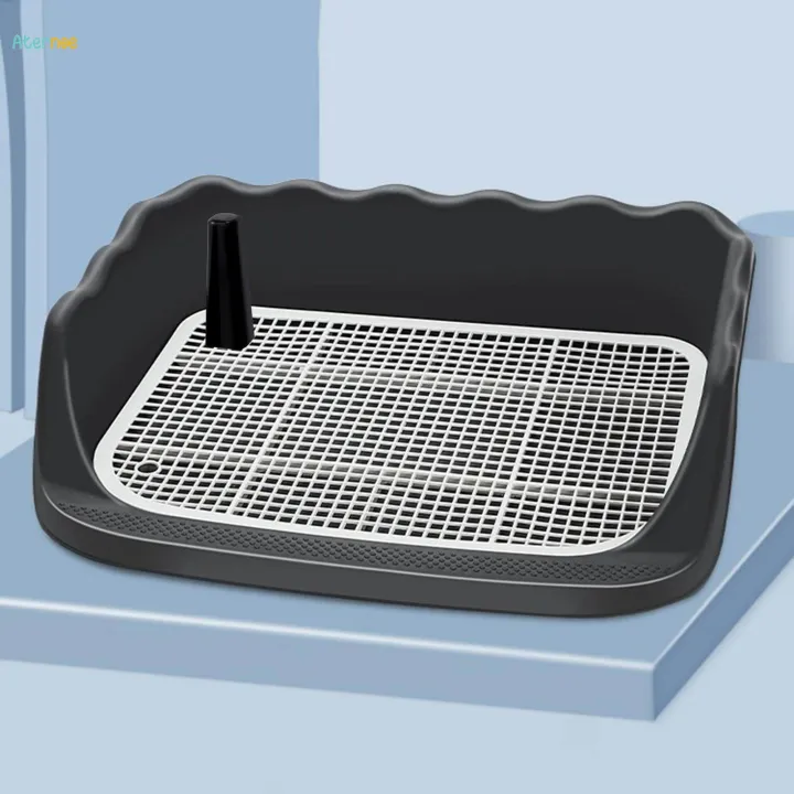 Dog%20Potty%20Tray%20Puppy%20Training%20Tray%20Keep%20Paws%20and%20Floors%20Clean%20Pee%20Pad%20Holder%20Black%20-%20Image%204