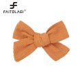 Big Bows Baby Girl Hair Clips Flower Lattice Printed Kids Hairpins Princess Children Clips Barrettes Baby Girl Hair Accessories.