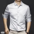 New Stylist Silk Long Sleeve SilemFit Shirt For Men-.