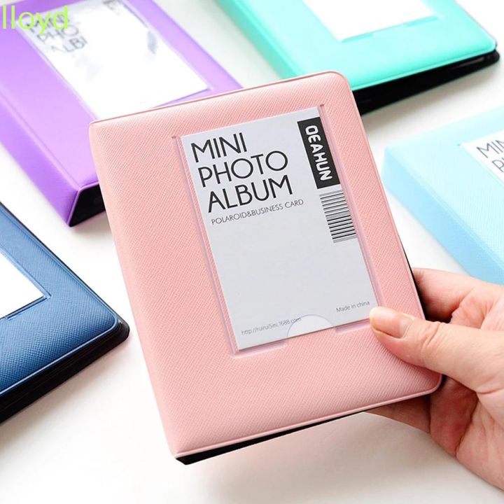 LLOYD%20Candy%20Colors%20Photo%20Album%20Memory%20Storage%20Polaroid%20Album%20Instax%20Album%20Photography%20Instant%20Polaroid%20Binders%20Albums%20Card%20Holder%20Mini%20Photo%20Album%203inch%20Picture%20Case/Multicolor%20-%20Image%203