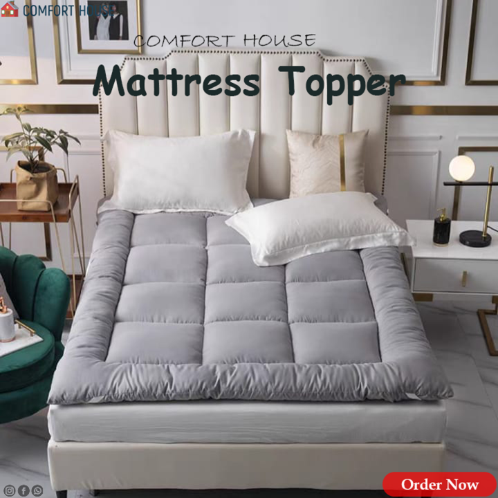 Comfort%20House%20Soft%20Mattress%20Topper%20%E2%80%93%20Pamper%20Your%20Bed%205%20feet%20by%207%20feet%20-%20Image%202