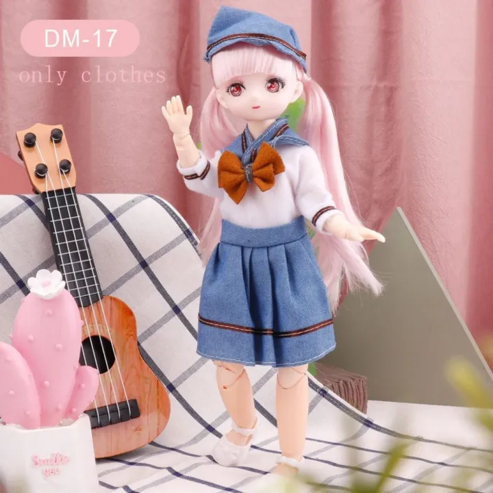 BJD%20Dolls%2030cm%20Anime%20Doll%20Clothes%20Full%20Set%201/6%20Bjd%2023%20Joint%20Movable%20Body%20Doll%20Girls%20Dress%20Up%20DIY%20Toys%20Reborn%20Kawaii%20-%20Image%207