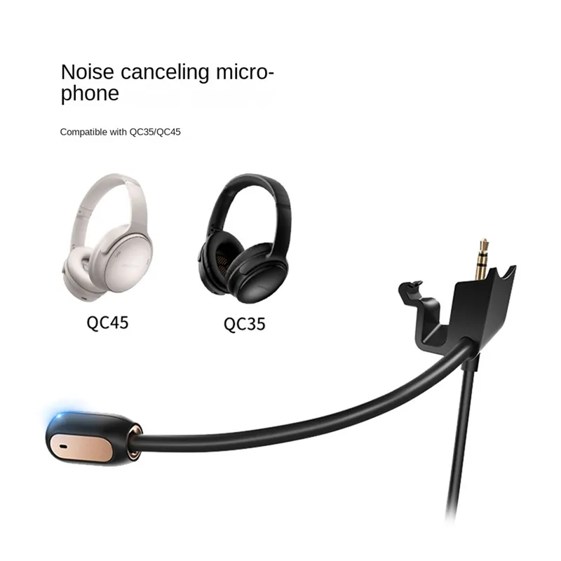 Noise Reduction Headset Accessories Microphone Mic Plug for BOSE QC35  QC35II Headphones with Microphone Mic