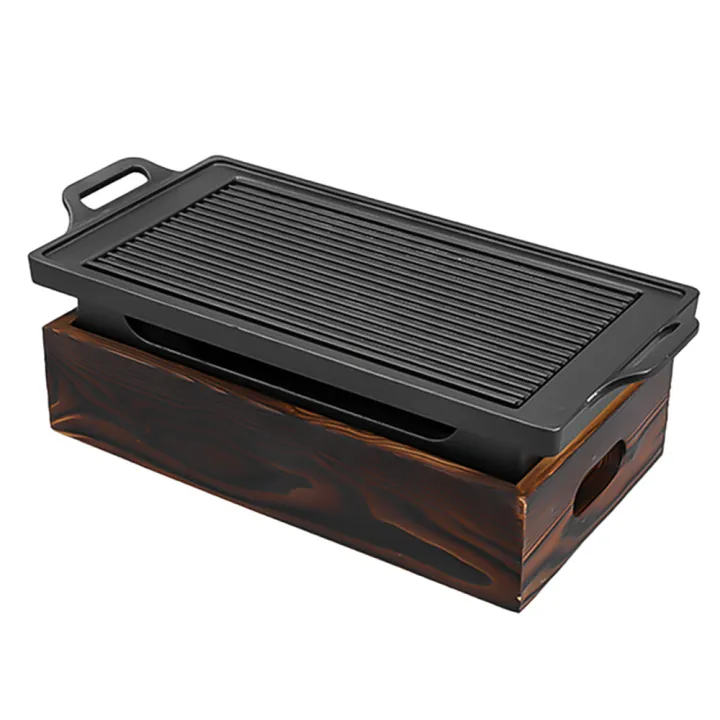 FORIDE%20Smokeless%20Portable%20BBQ%20Grill%20Korean%20Japanese%20Charcoal%20BBQ%20Oven%20Barbecue%20Grill%20Household%20Outdoor%20Non-Stick%20BBQ%20Oven%20B%20-%20Image%202