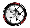 Discover Rim sticker Malti colour | Wheel Stickers Reflective Decals for Motorcycle Rim Tape Strips -Bike full set Sticker- ( Waterproof & Premium quality) | customize sticker | custom sticker for bike..car modified sticker for bike. 