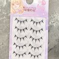 Cat-Eye Makeup Manga Lashes Natural Wet Look Dramatic Fake Eyelashes Fluffy Fairy Clusters Cosplay Lashes Women. 