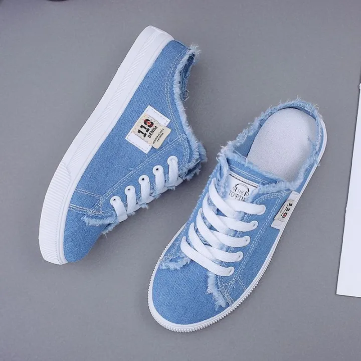 2023Spring%20and%20Summer%20New%20Canvas%20Shoes%20Female%20Students%20Half%20Slippers%20Slip-on%20Lofter%20Versatile%20Breathable%20Casual%20White%20Shoes%20Fashion%20-%20Image%204