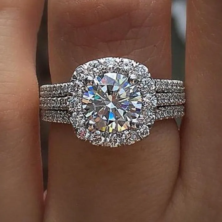 Fashion%20Cubic%20Zirconia%20Elegant%20Bridal%20Wedding%20Ring%20Luxury%20Square%20Shape%20Engagement%20Ring%20for%20Women%20Party%20Birthday%20Jewelry%20-%20Image%203
