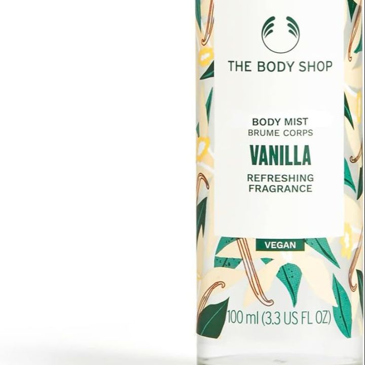 Body Shop Vanilla Body Mist 100Ml Uk