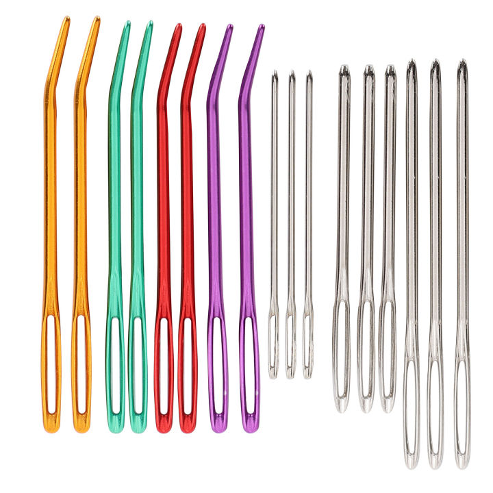 Bent%20Tip%20Needle%20Aluminum%20Stainless%20Steel%20Knitting%20for%20Weave%20Sewing%20Stitching%20-%20Image%202