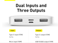 Baseus Bipow Digital Display 10000mAh 15W Power Bank.