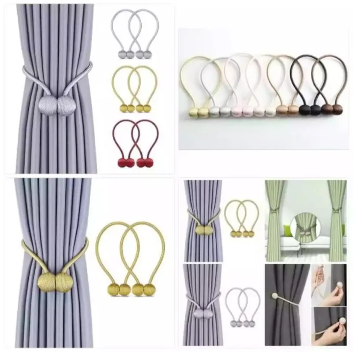 2%20PCS%20Magnetic%20Curtain%20Buckle%20Magnetic%20Curtain%20Tiebacks%20Convenient%20Drape%20Tie%20European%20Style%20Decorative%20Weave%20Rope%20Curtain%20Rings%20&%20Buckles%20Holder%20for%20Window%20Sheer%20Blackout%20Draperies%20-%20Image%202