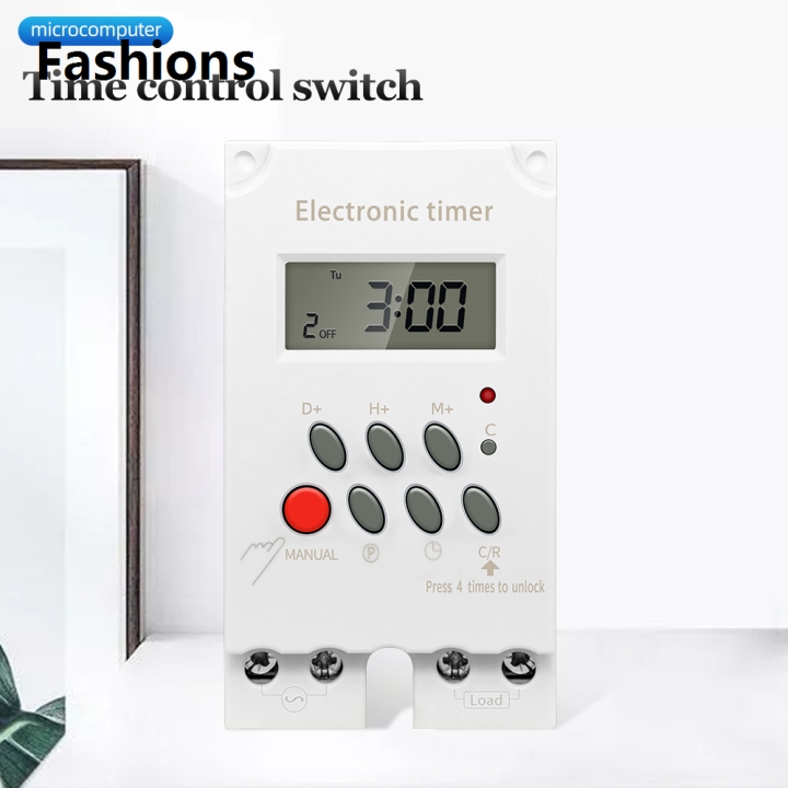 Fashions 220V Digital Timer Switch Time Relay Programmable Timer ...