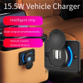 USB Outlet Socket 5V Dual USBs Quick Connector 5V 3.1A Car Outlets with Rotating Cap LED Light Waterproof Cover.