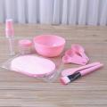 Diy Facemask Mixing Tool Kit With Big Volume  Bowl Spatula Brush Spray Bottle Puff Soaking Bottle Gauges Pack Of 9 - Makeup Brush Set. 