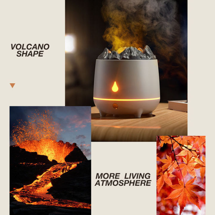 Flame%20humidifier%20400ml%20ultrasonic%20fog%20volume%20aromatherapy%20machine%20essential%20oil%20mist%20eliminator%20with%202-color%20lamp%20-%20Image%208