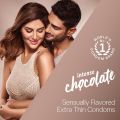 Durex Extra Thin Intense Chocolate Flavored Condom for Men | Single Pack - 3x1=3pcs | India. 