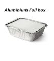 Aluminum Foil Box Food Pack 660ml Parcel Lunch box  50 pcs. 